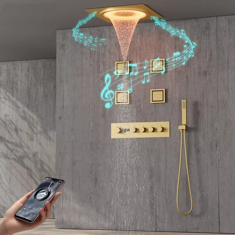 Smart LED Shower Set Bathroom  - đánh giá và giá Spa & Wellness Dr Roy Sothers