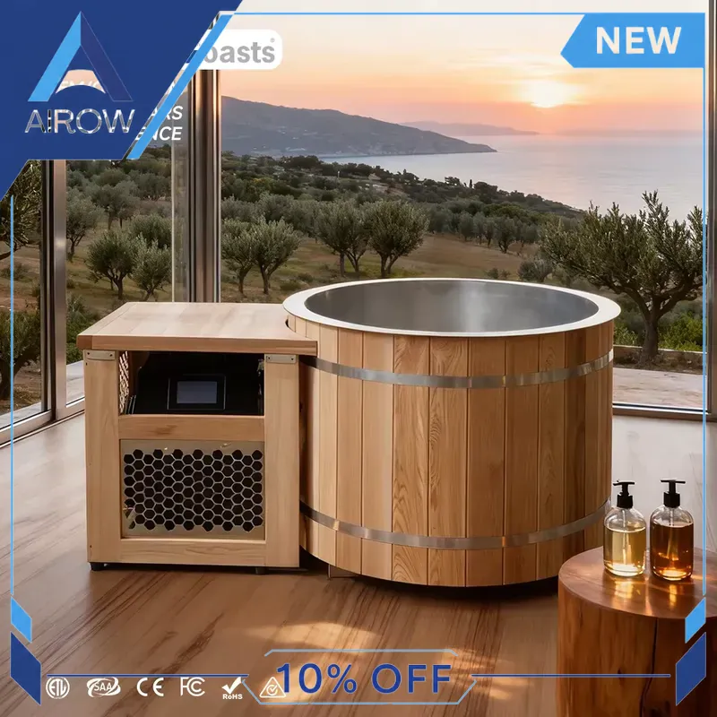 for Wood Cold Plunge Tub 1HP C - đánh giá và giá Spa Wellness Gym