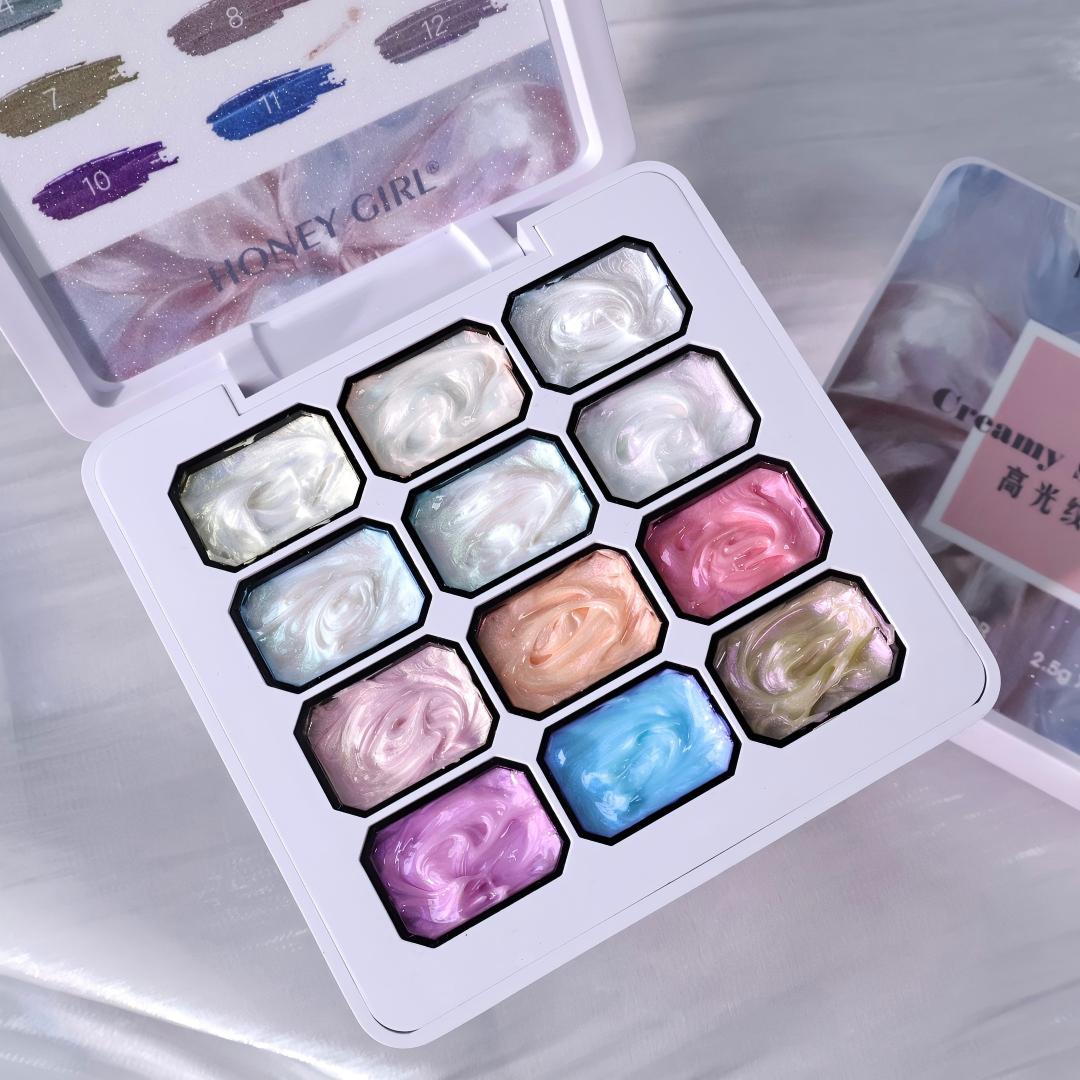 12-Grid Dreamy Texture Gel Nai - đánh giá và giá Waxing Kit Home