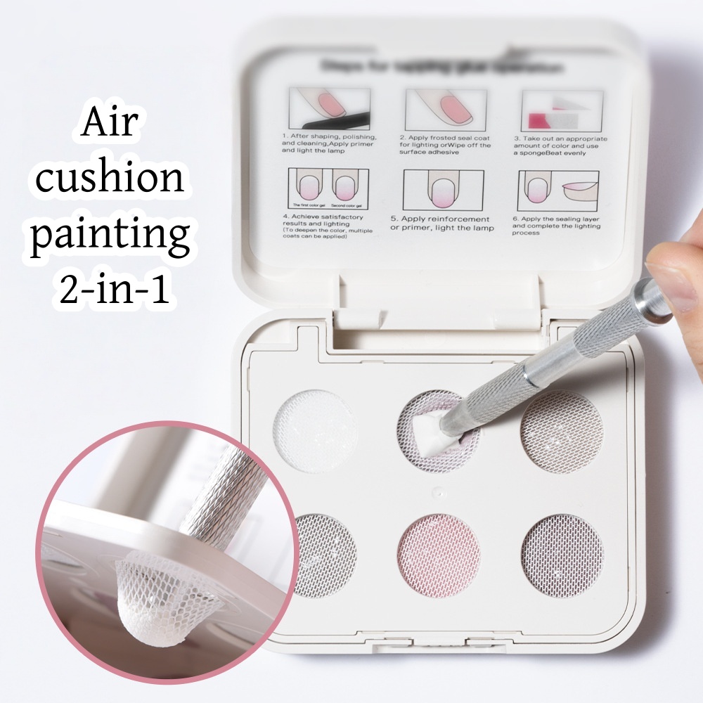 6 Colors Air Cushion Patting G - đánh giá và giá Waxing Kit Home