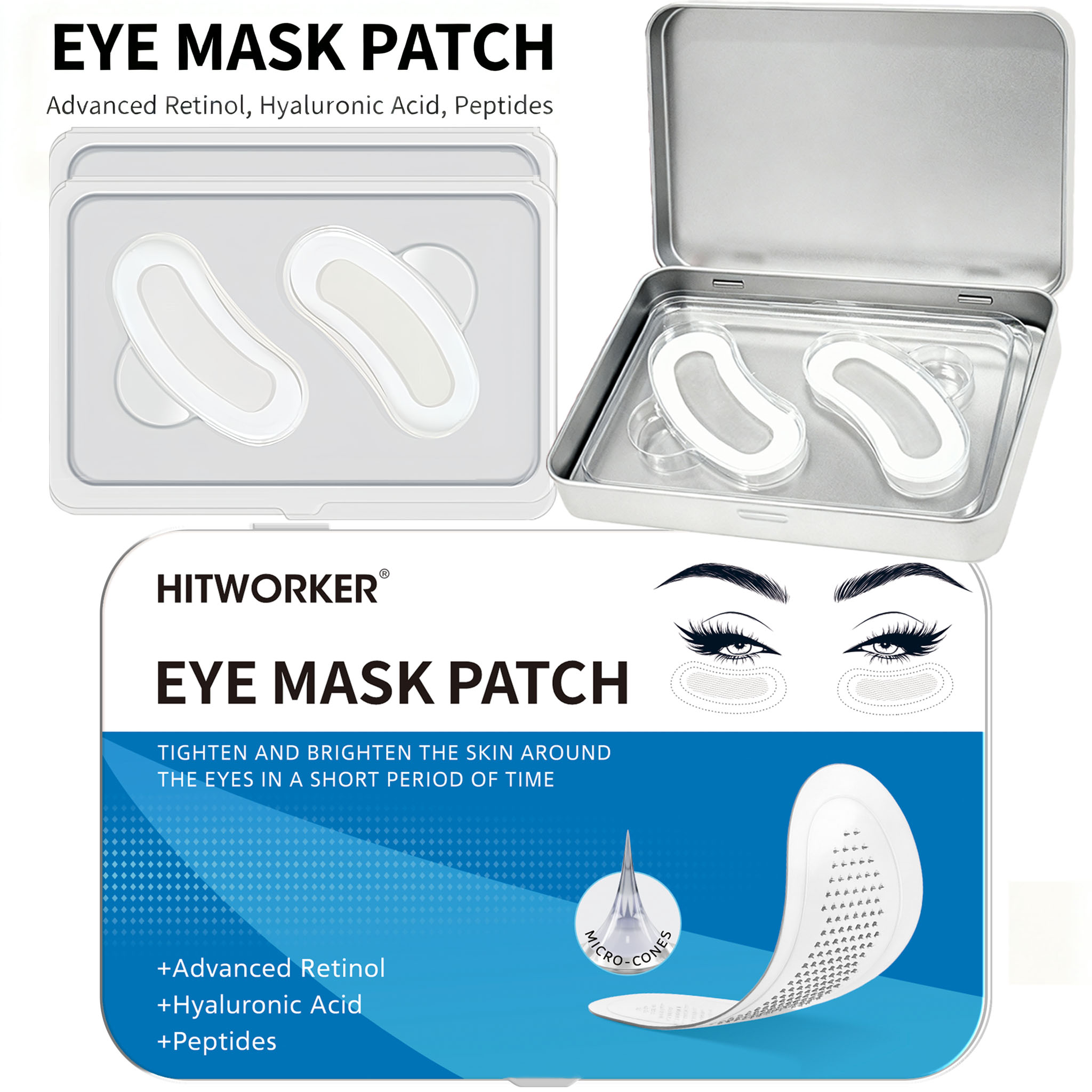Precision Skincare Deep Cleans - đánh giá và giá Microneedle Patch Eye