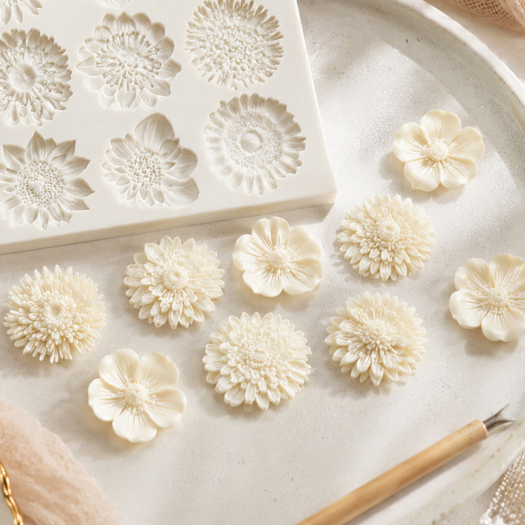 Flower Silicone Mold Set for R - đánh giá và giá Waxing Kit Home