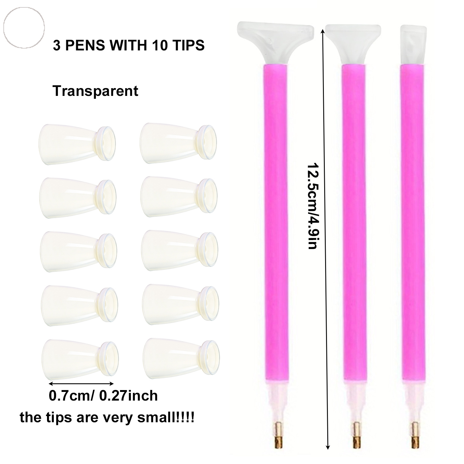 10 Silicone Tips & 3 Pens Diam - đánh giá và giá Waxing Kit Home