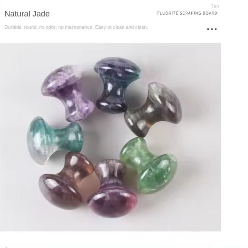 Natural Jade Massager Fluorite - đánh giá và giá Spa Wellness Beauty