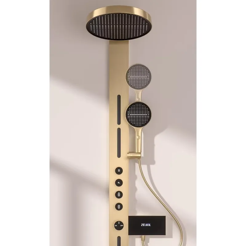 Brass Rainfall Shower Panel Se - đánh giá và giá Spa & Wellness Dr Roy Sothers
